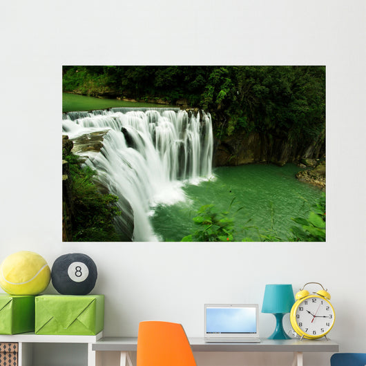 shi feng waterfall Wall Mural
