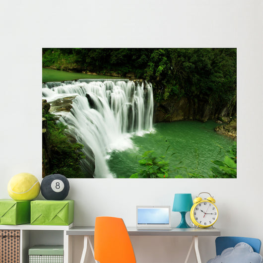 shi feng waterfall Wall Mural