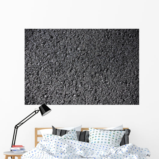 New asphalt on a road Wall Mural