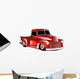 Classic Red Truck Wall Decal