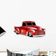 Classic Red Truck Wall Decal