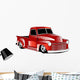 Classic Red Truck Wall Decal