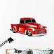 Classic Red Truck Wall Decal
