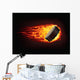 Hockey Puck Wall Mural