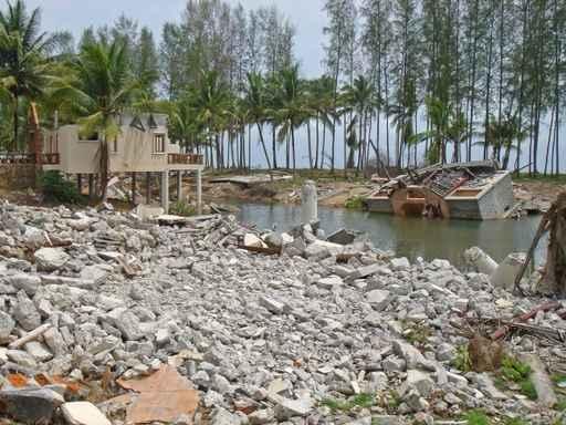 Tsunami Destruction Wall Decal