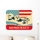 Democratic Mount Rushmore Wall Decal