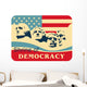 Democratic Mount Rushmore Wall Decal