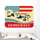Democratic Mount Rushmore Wall Decal