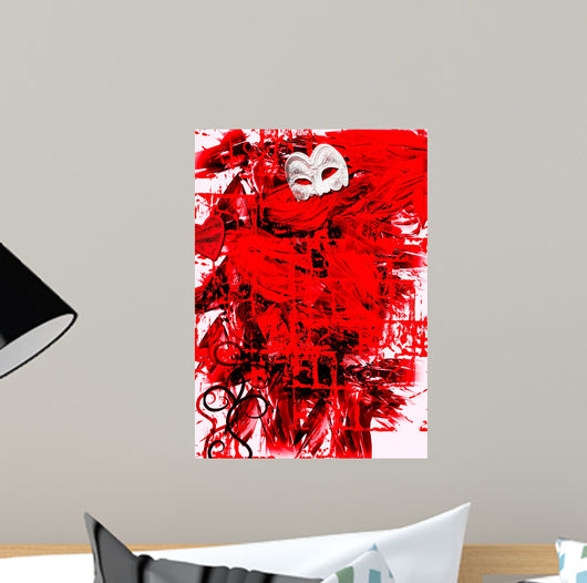 Venetian Mask Wall Mural