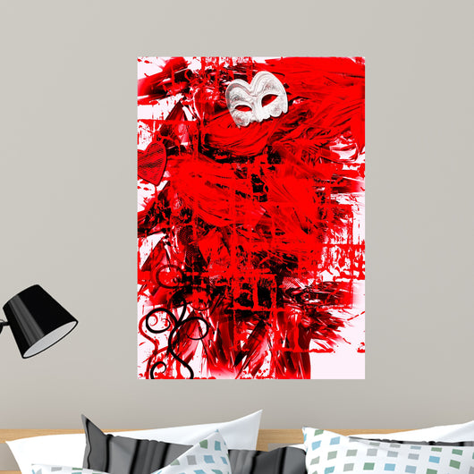 venetian mask Wall Mural
