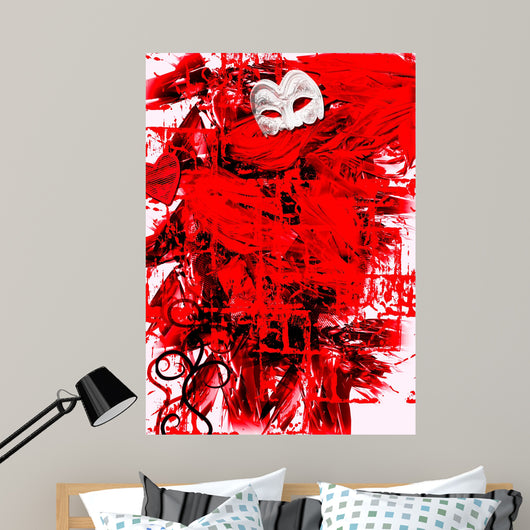 venetian mask Wall Mural