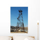 Old Oil Derrick during Wall Decal