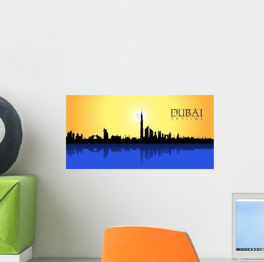 Dubai Skyline Wall Mural