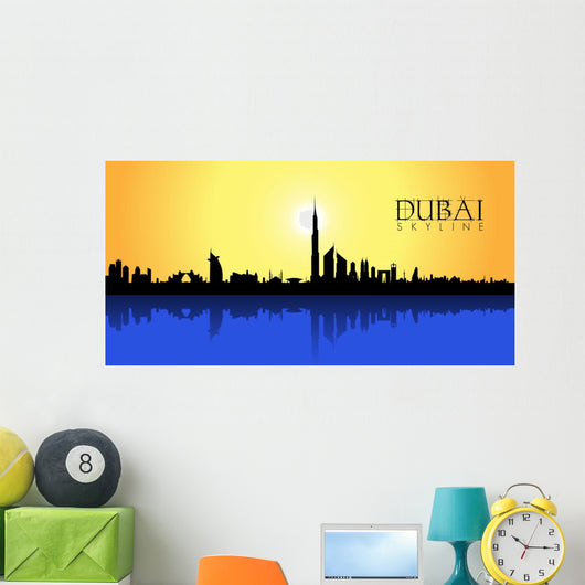 Dubai Skyline Wall Mural
