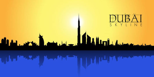 Dubai Skyline Wall Mural