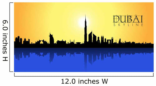 Dubai Skyline Wall Mural