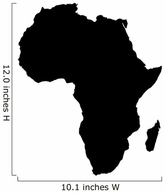 Bw Map Africa