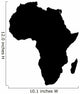 Bw Map Africa