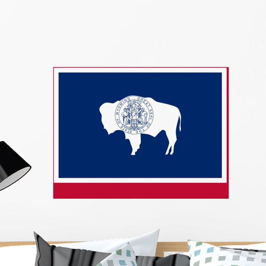 Wyoming State Flag Wall Mural