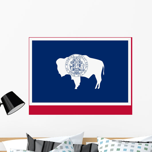 Wyoming State Flag Wall Mural