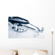 Stethoscope Reflected on the Background Wall Decal