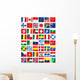 drapeaux Wall Mural