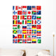 drapeaux Wall Mural