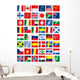 drapeaux Wall Mural