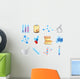 Icons for chemistry Wall Decal