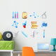 Icons for chemistry Wall Decal