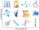 Icons for chemistry Wall Decal