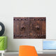 Porte traditionnelle chinoise en bois Wall Mural
