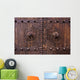 Porte traditionnelle chinoise en bois Wall Mural