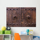 Porte traditionnelle chinoise en bois Wall Mural