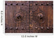 Porte traditionnelle chinoise en bois Wall Mural
