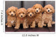 Toy poodle 2 Wall Mural