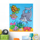Underwater Animals and Fishes Wall Mural
