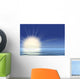 very bright sunrise Wall Mural