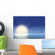 very bright sunrise Wall Mural