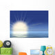 very bright sunrise Wall Mural