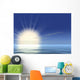 very bright sunrise Wall Mural