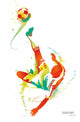 Soccer Player Kicks the Ball Wall Decal