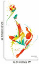Soccer Player Kicks the Ball Wall Decal