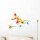 Young Man Playing Soccer Wall Decal