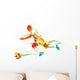 Young Man Playing Soccer Wall Decal