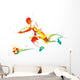 Young Man Playing Soccer Wall Decal