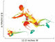 Young Man Playing Soccer Wall Decal