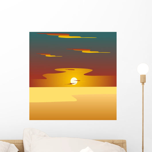 Sun Wall Mural