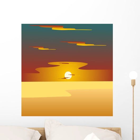 Sun Wall Mural