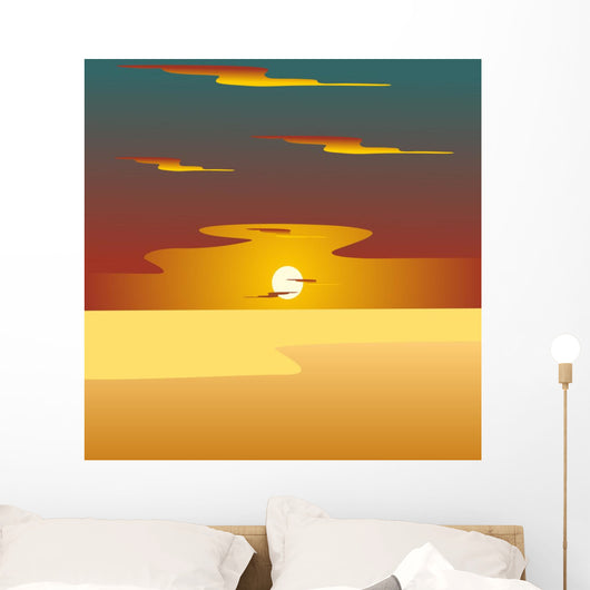 Sun Wall Mural